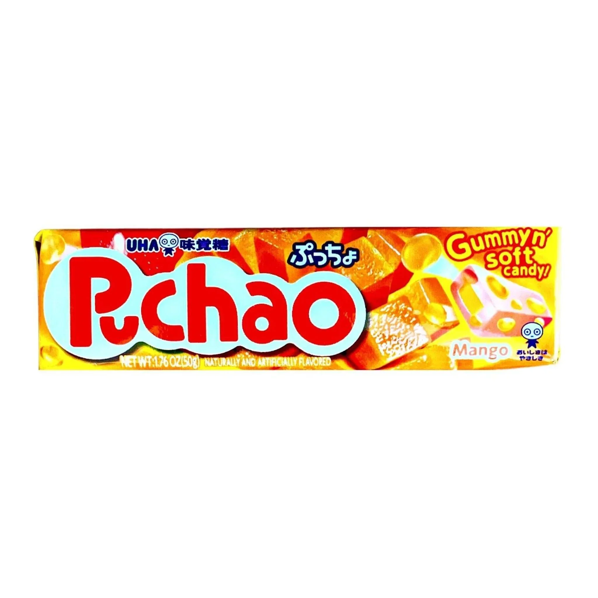 UHA PUCHAO MANGO GUMMY CANDY 1.76OZ/50G