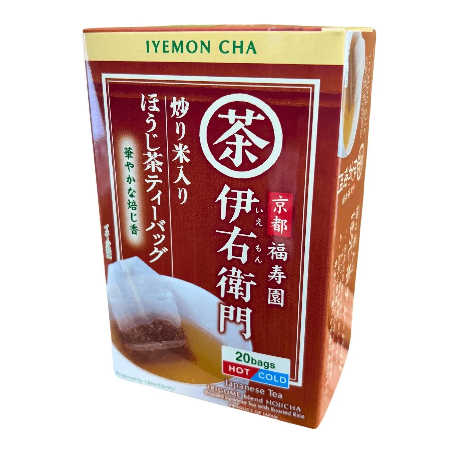 EXPIRING ON 5/12/2026 IYEMON HOJI ROASTED RICE 1.4OZ/40G