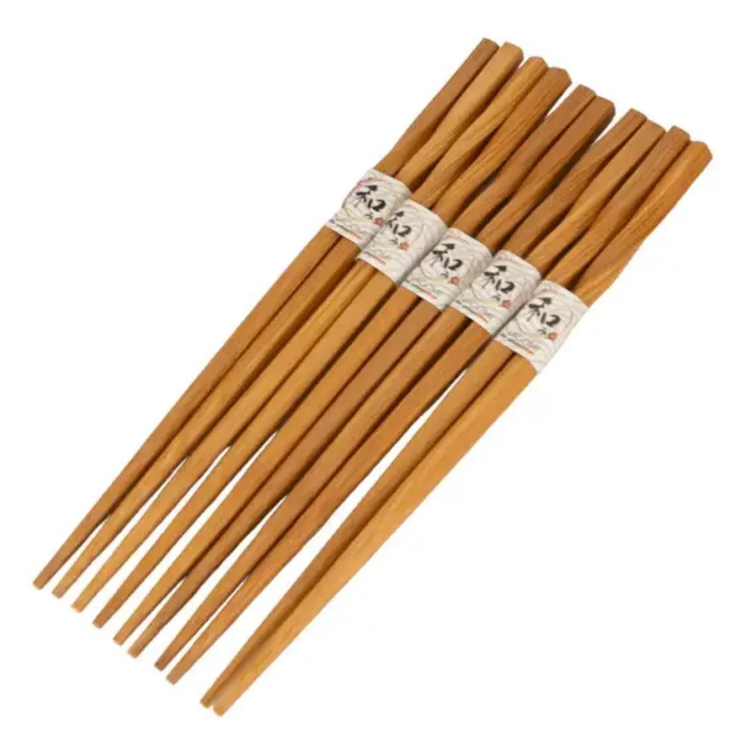 5 PIECE CHOPSTICKS SET SPIRAL
