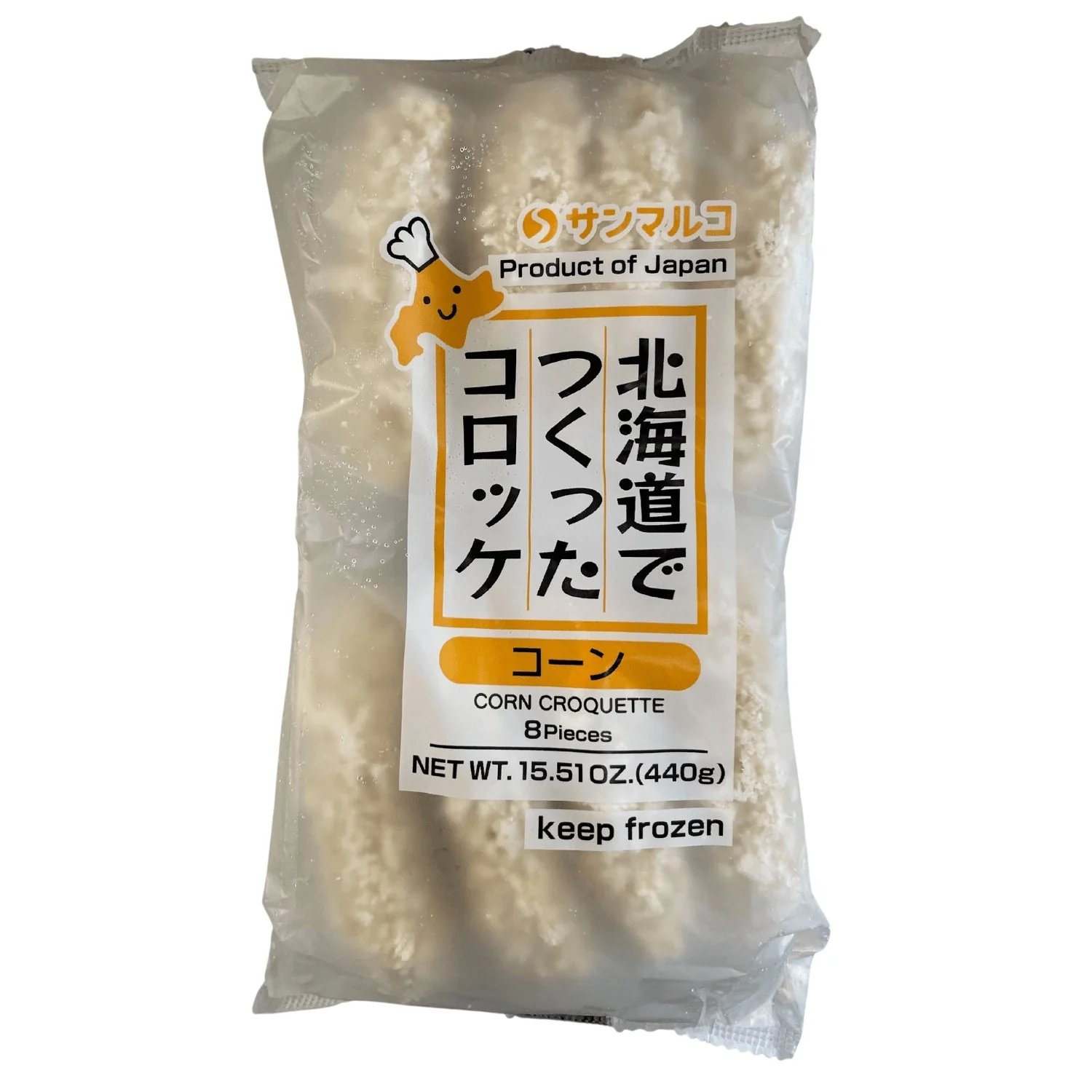 SANMARUKO CORN CROQUETTE 18P 15.51OZ