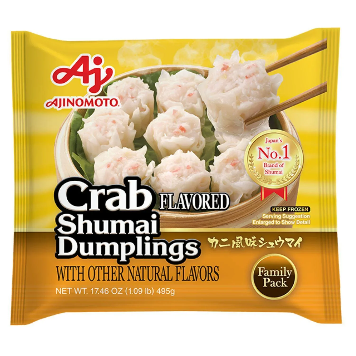 AJINOMOTO CRAB FLV SHUMAI FAMILY PACK 17.46OZ
