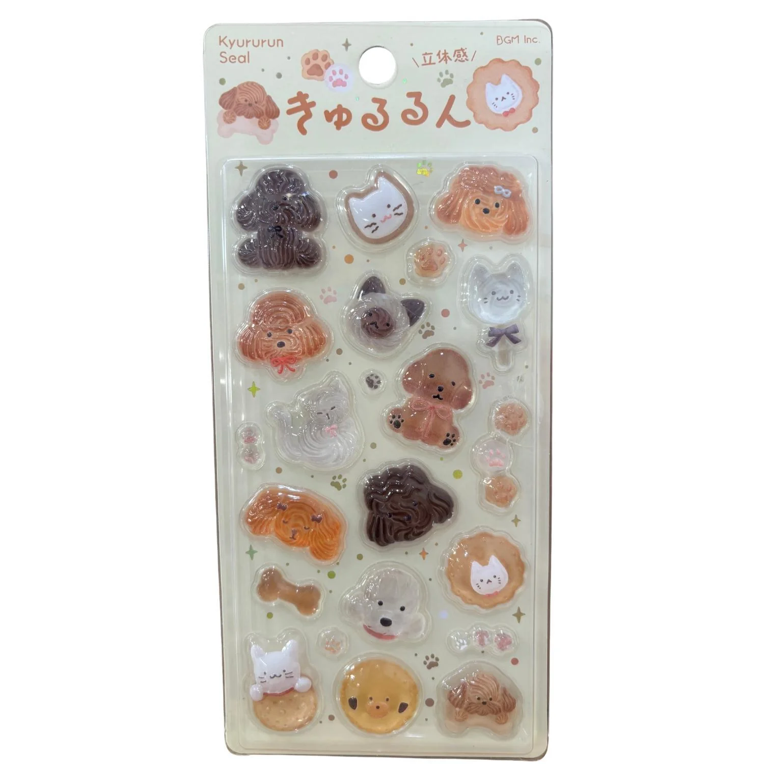 BGM STICKERS:BS-PR004 FUWAFUWA ANIMALS