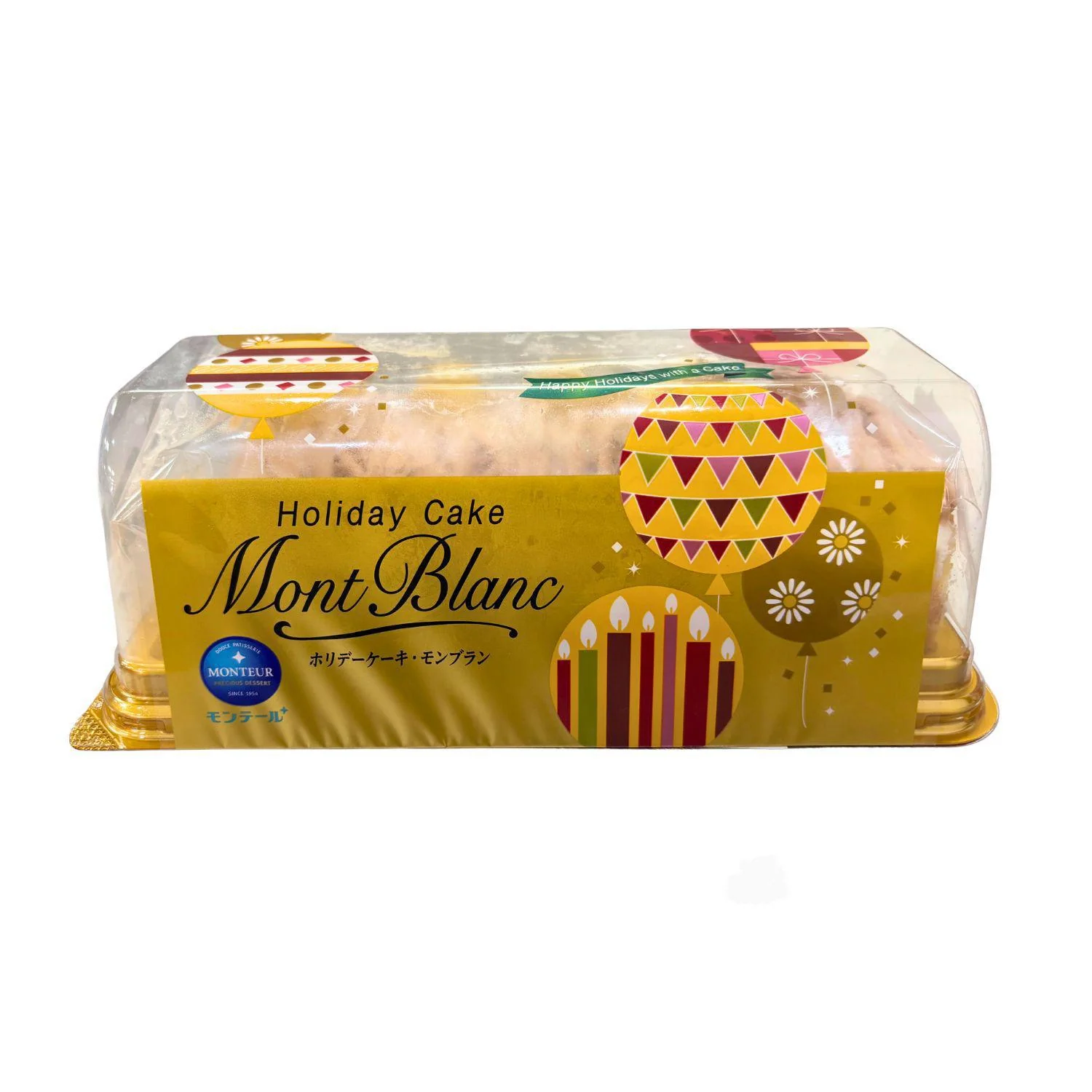 BUCHE DE NOEL MONTBLANC MONTEUR 11.5OZ/327G