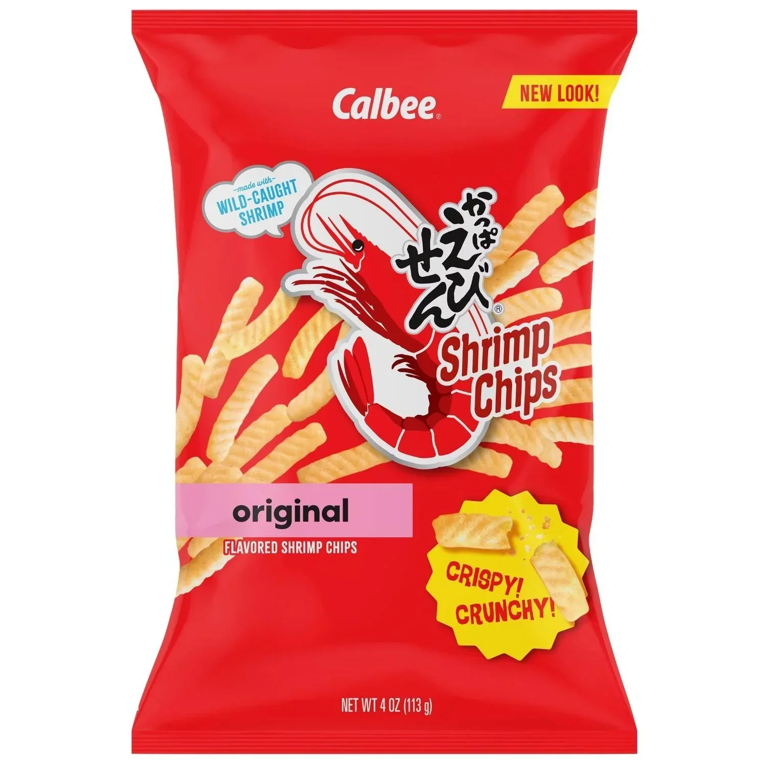 CALBEE SHRIMP CHIPS ORIGINAL FAM SIZE 8OZ/227G