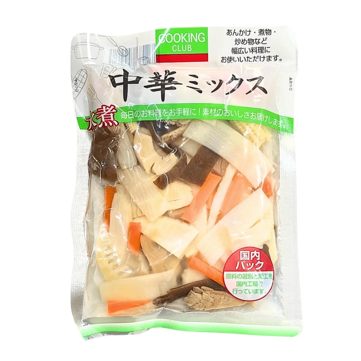 MARUOKA CHUKA MIX MIZUNI BOILED VEGETABLE 3.5OZ/100G