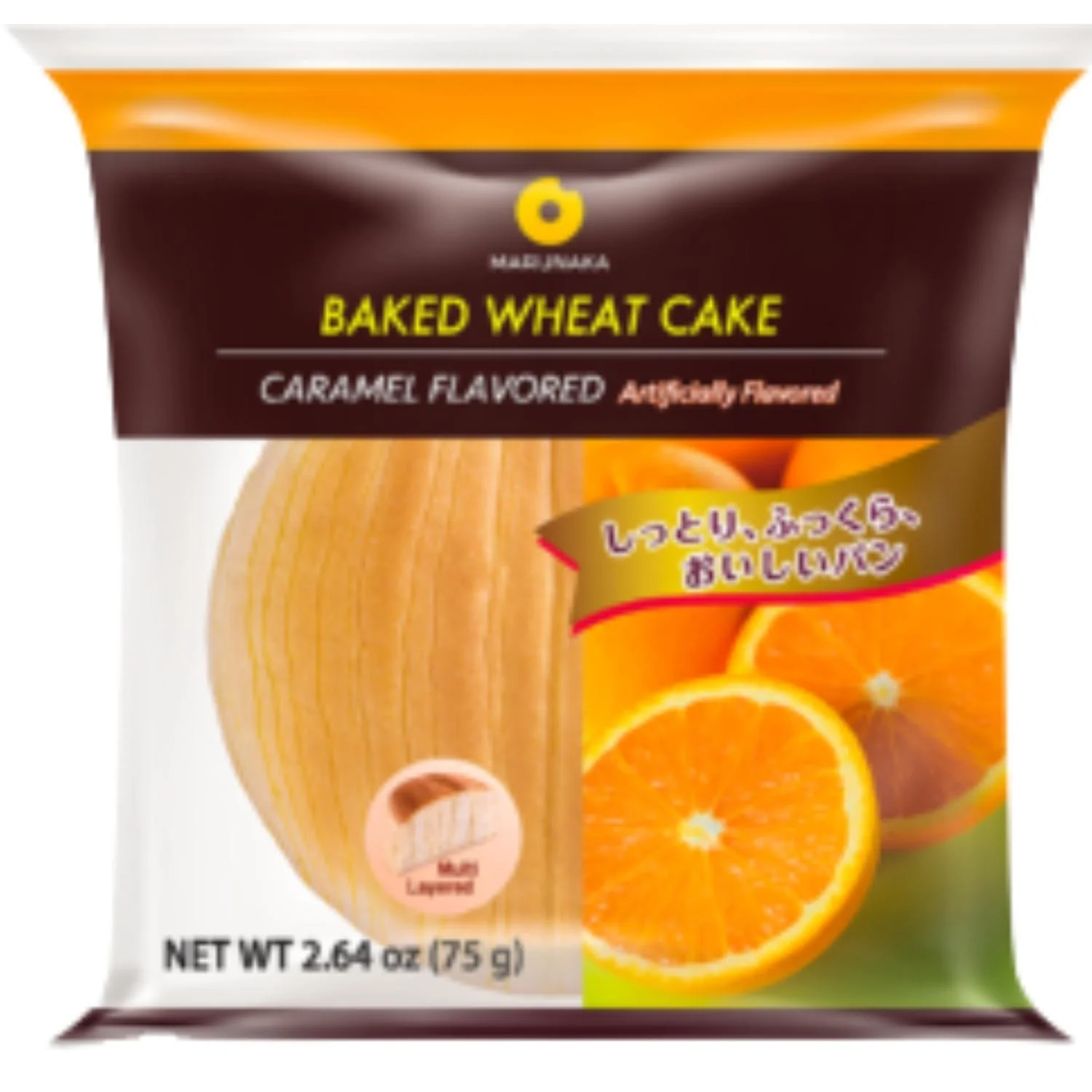 D-Plus Bread Orange Flavored Japanese Bread 2.64oz/75g