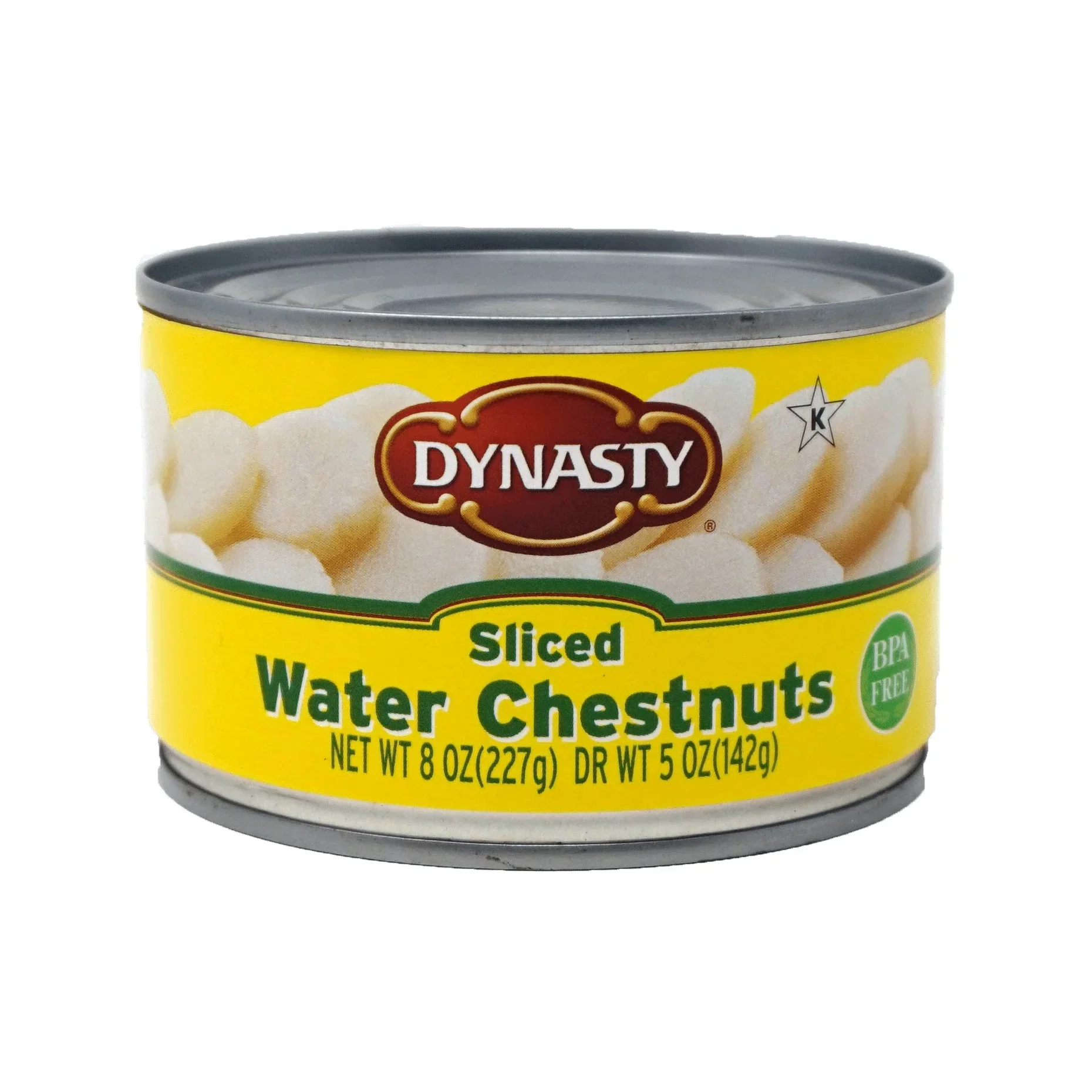 DYNASTY WATER CHESTNUTS SLICED 8OZ (227G)