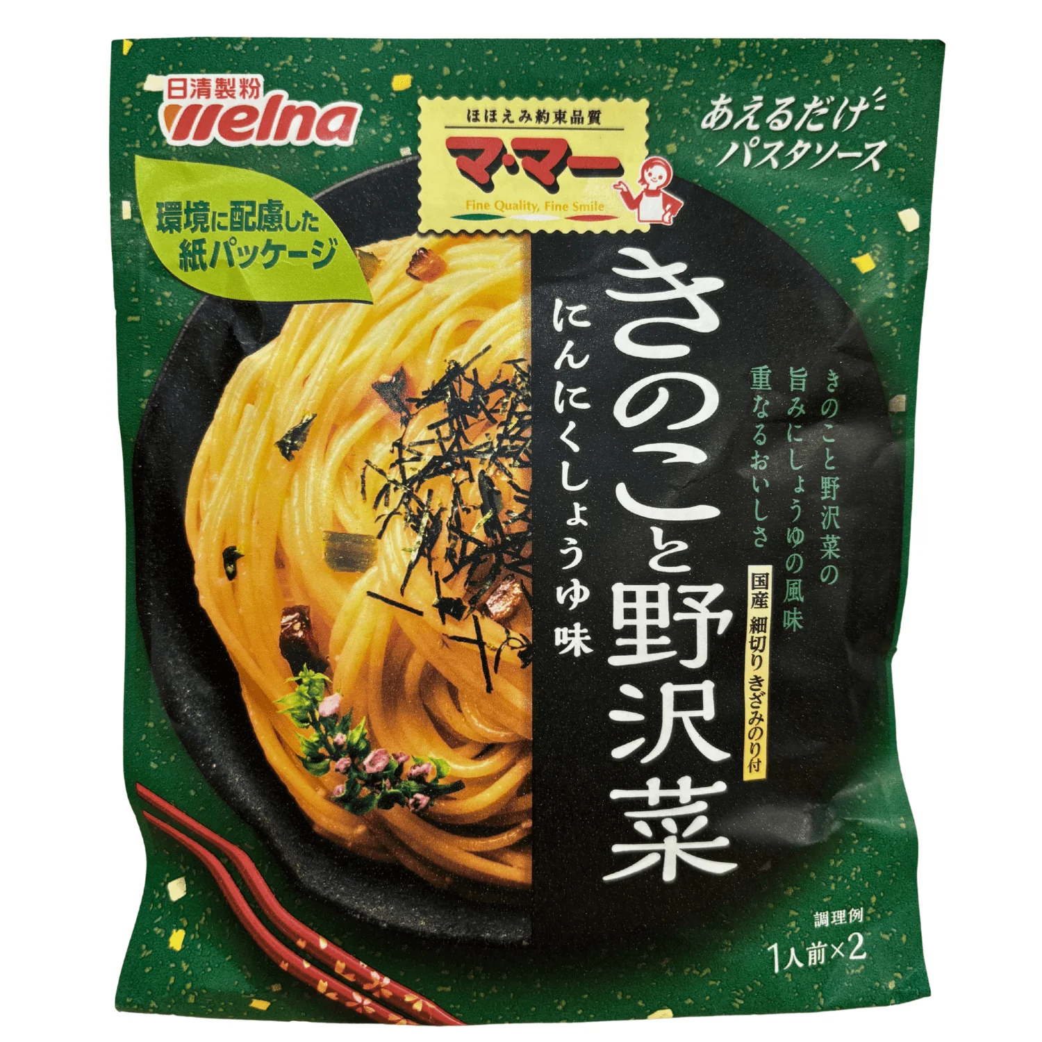 WELNA PASTA SAUCE KINOKO 2.1OZ/60G