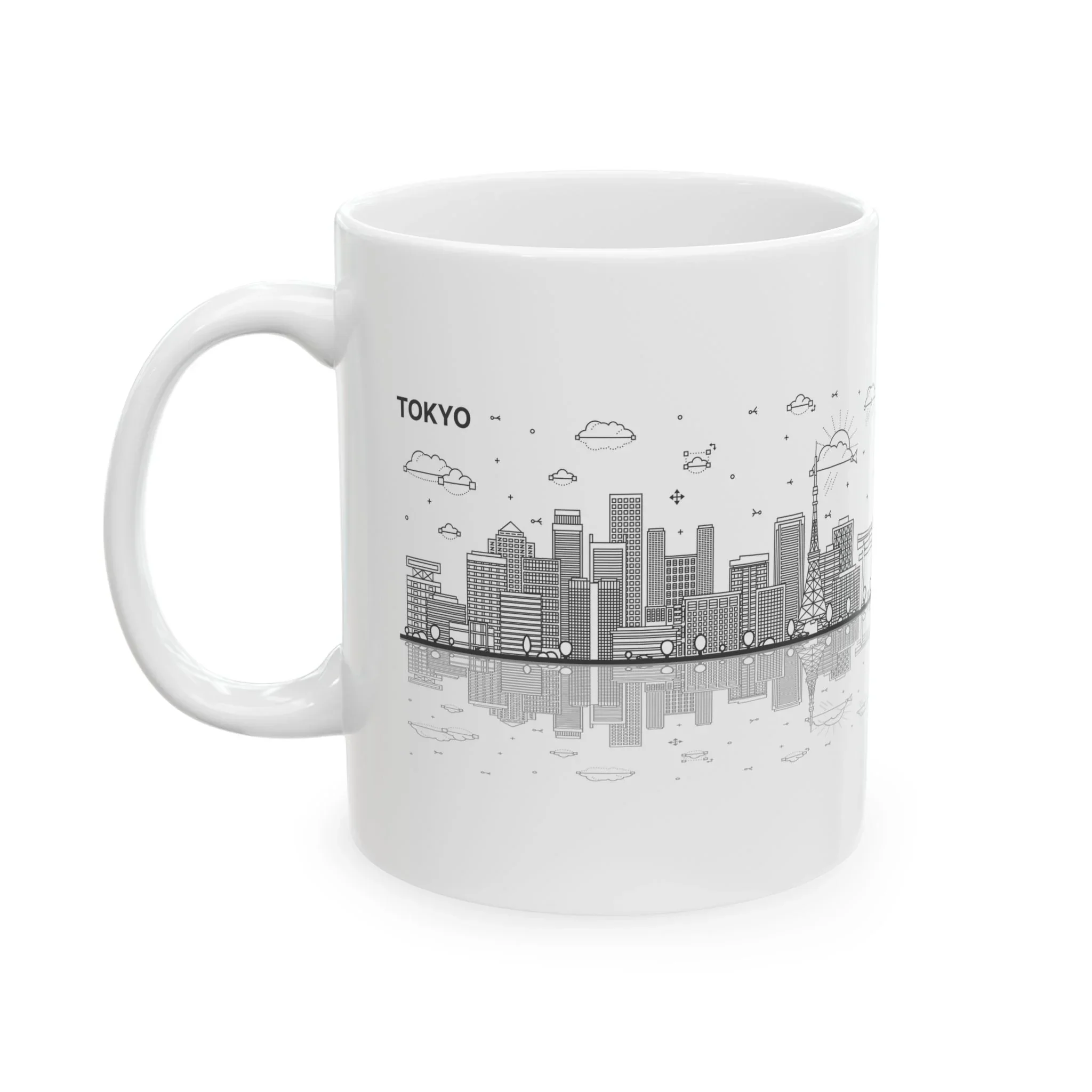 GOHAN MARKET TOKYO Ceramic Mug, (11oz, 15oz) - Image 3