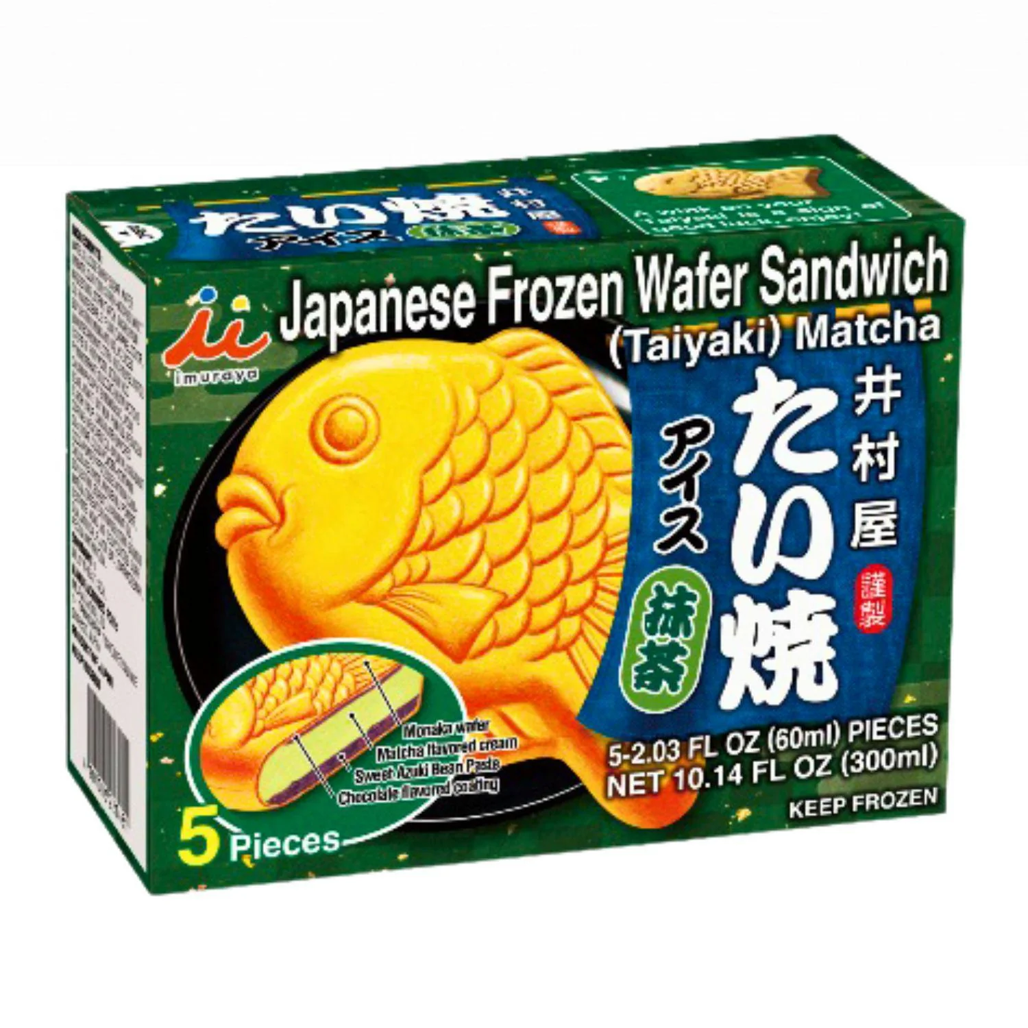 IMURAYA TAIYAKI MATCHA ICE 5P