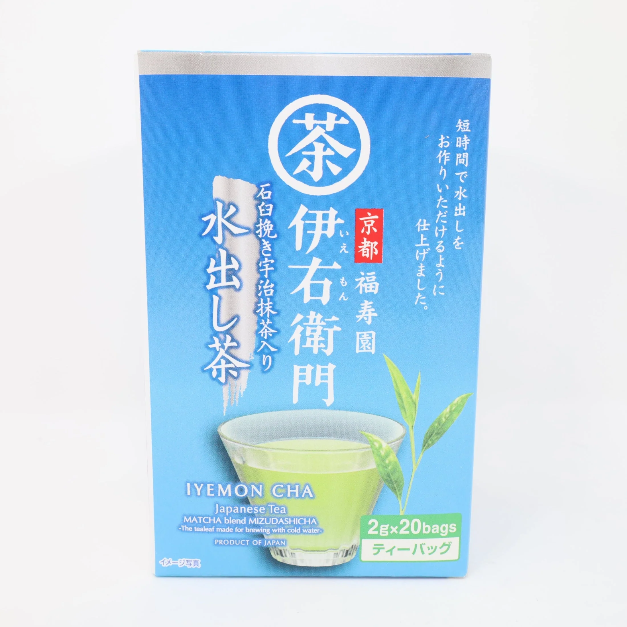 IYEMON MIZUDASHI MATCHA BLEND JAPANESE GREEN TEA  2G X 20BAGS 1.4OZ/40G