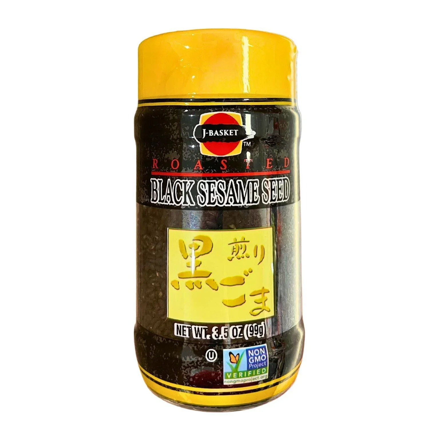 EXPIRING ON 4/16/2026 JB ROASTED BLACKK SESAME IRI GOMA 3.5OZ/99G
