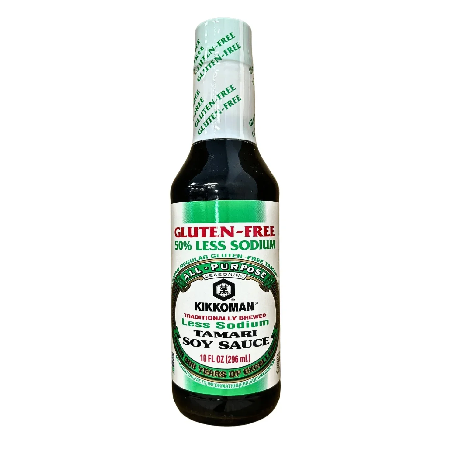 KKM 50% LESS SODIUM TAMARI SOY SAUCE GLUTEN-FREE 10FL OZ/296ML