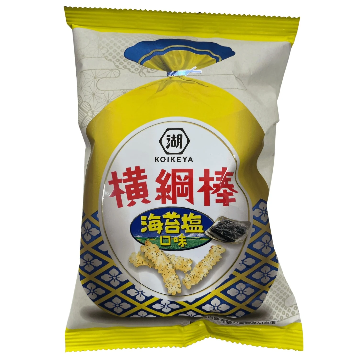 KOIKEYA YOKOZUNA BO NORISHIO RICE CRACKER SALT &SEAWEED FLAVOR 1.55OZ/44G