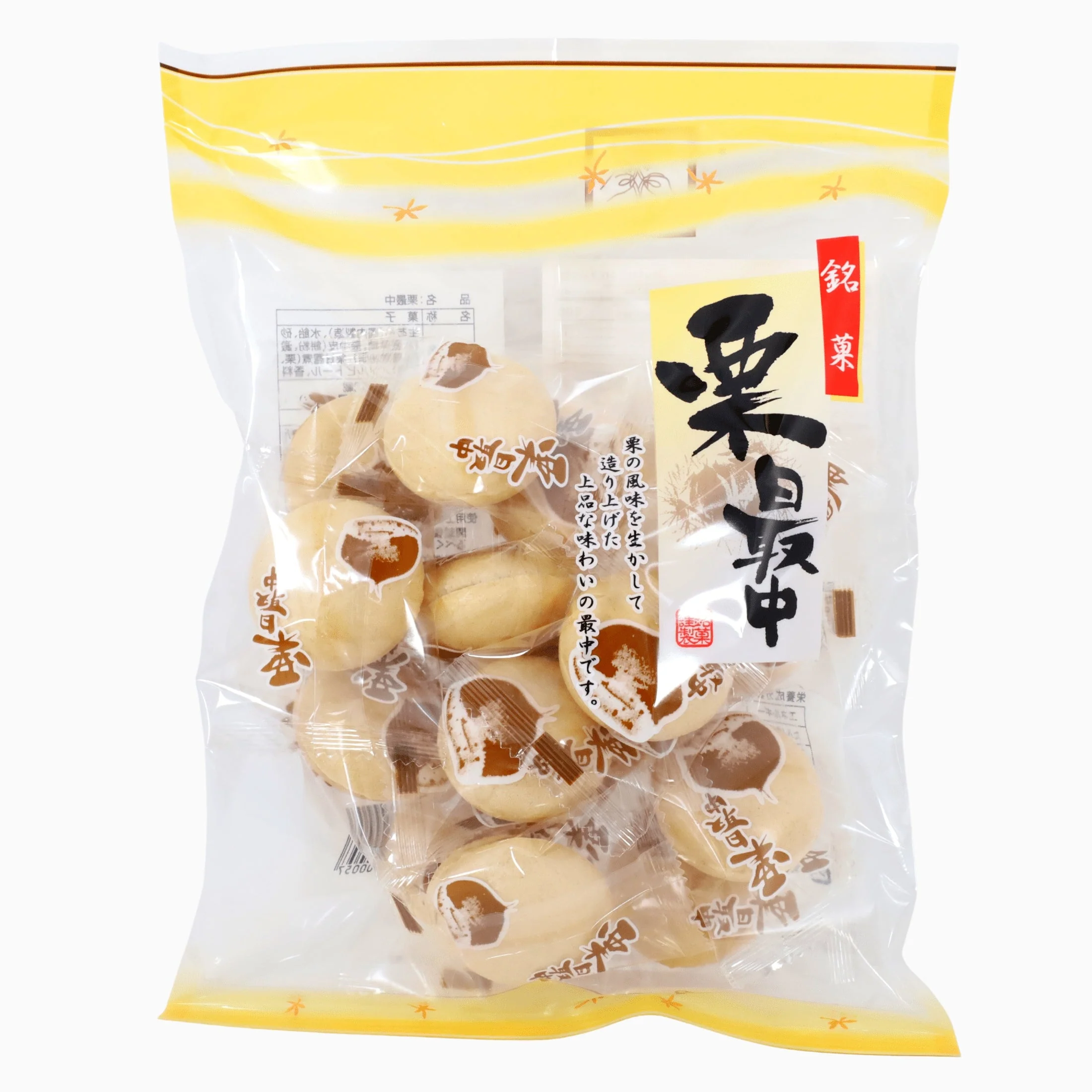 KURI MONAKA  RED BEAN JAM CHESTNUT WAFER 7.4OZ/210G