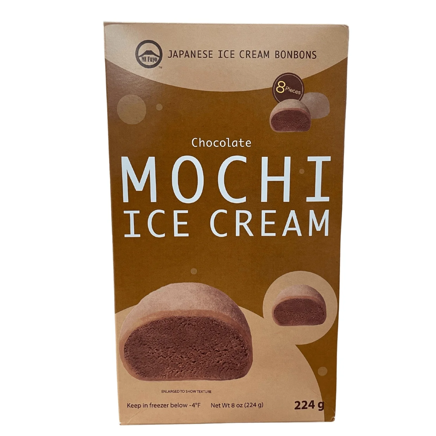 MT. FUYO MOCHI ICE CREAM CHOCOLATE 8PC