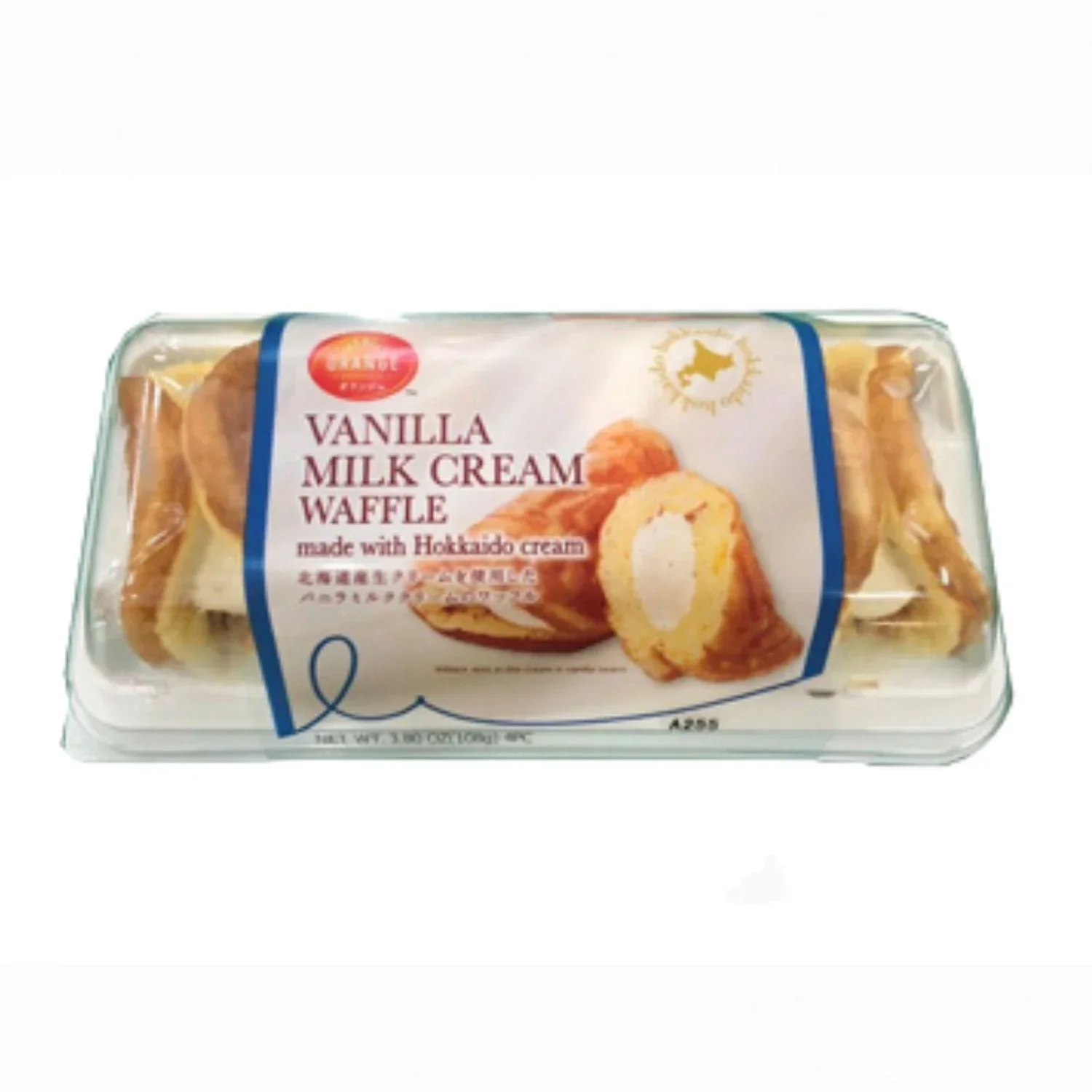 ORANGE MILK CREAM WAFFLE 3.80OZ/108G