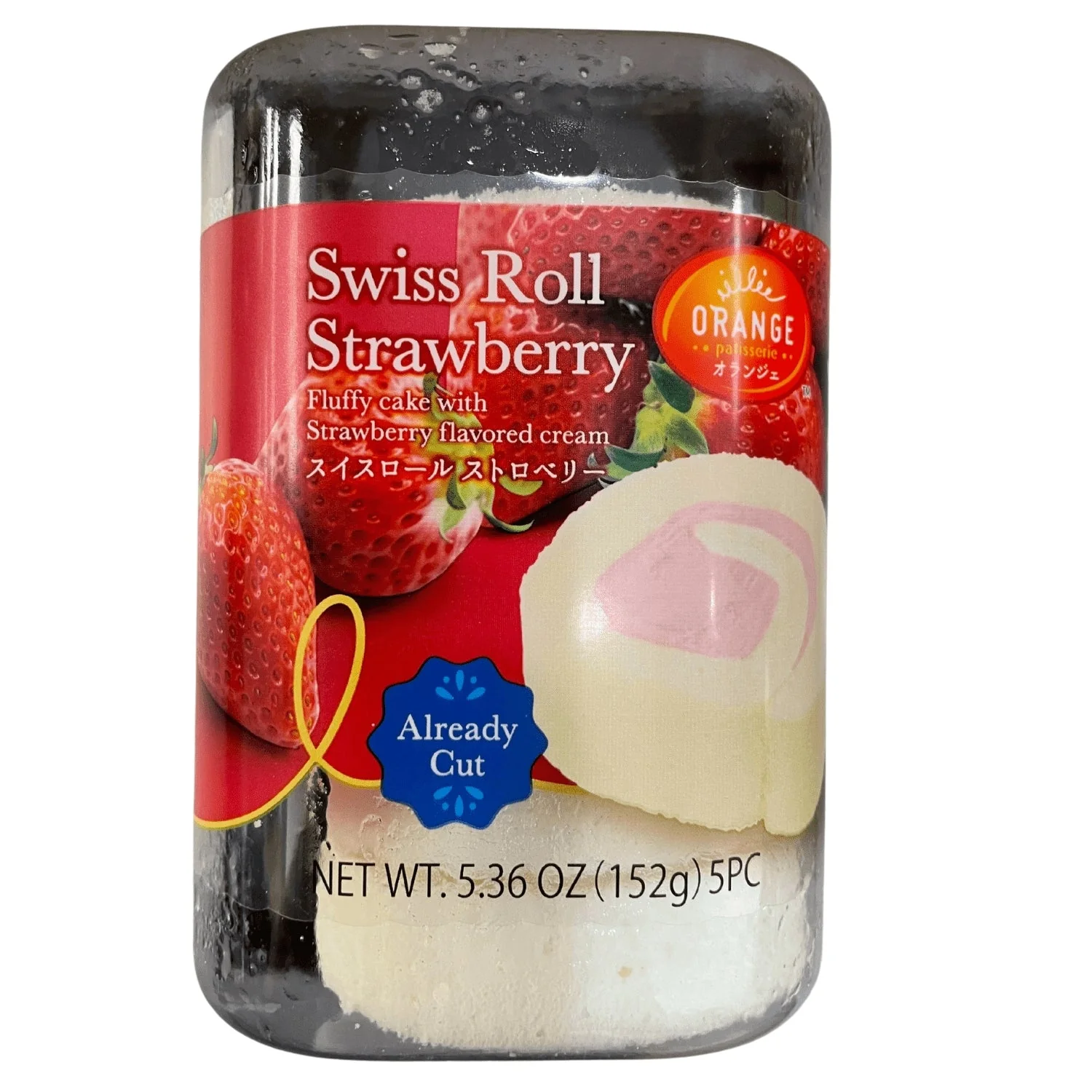 ORANGE STRAWBERRY SWISS ROLL PZ