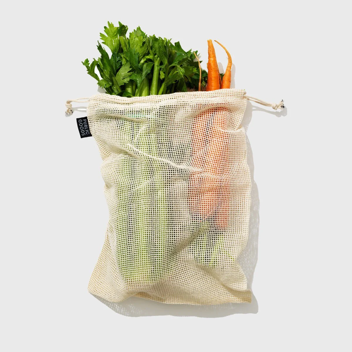 Organic Reusable Mesh Grocery Bag (2 ct) - Image 2