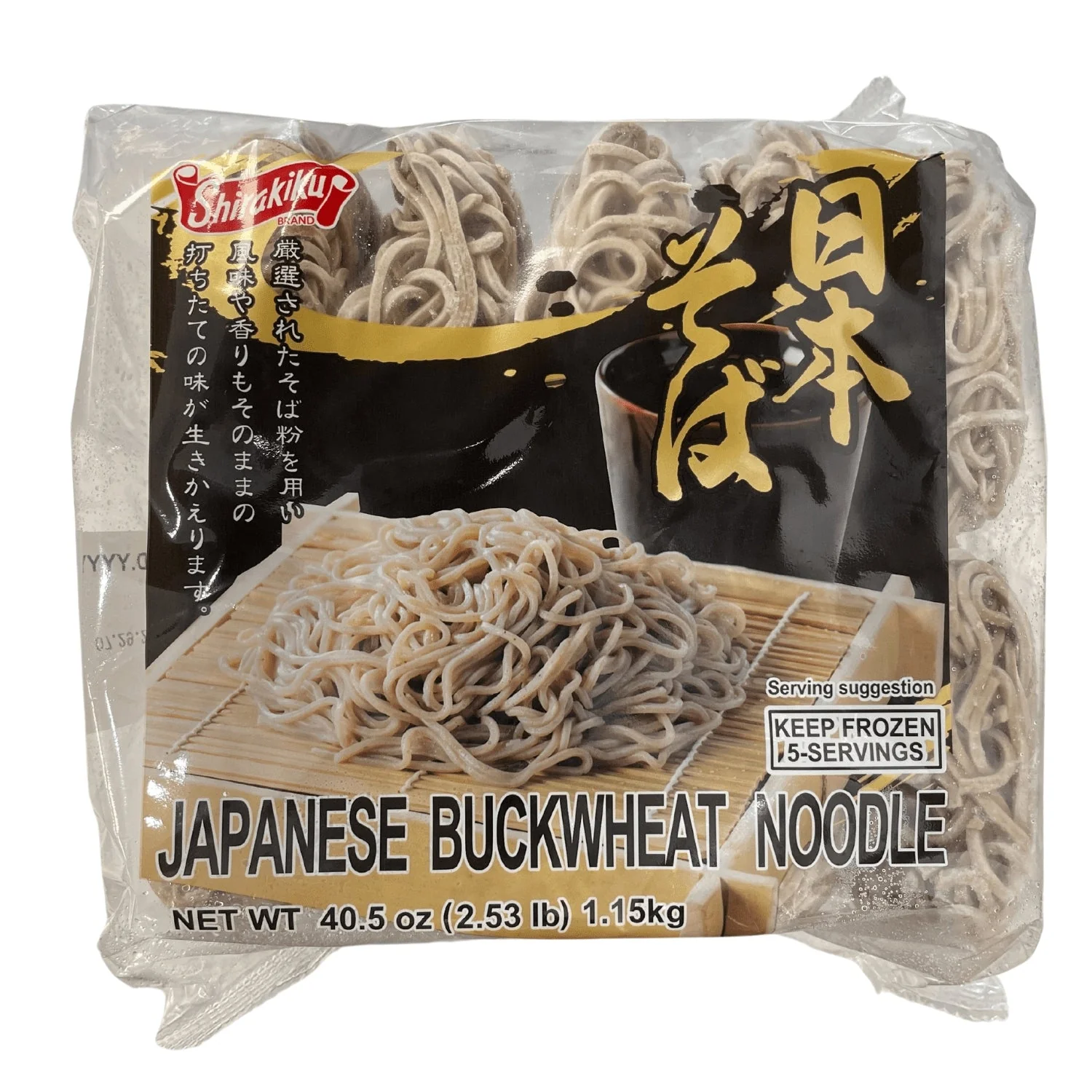NOODLE NIHON SOBA 1.15KG SK FROZEN
