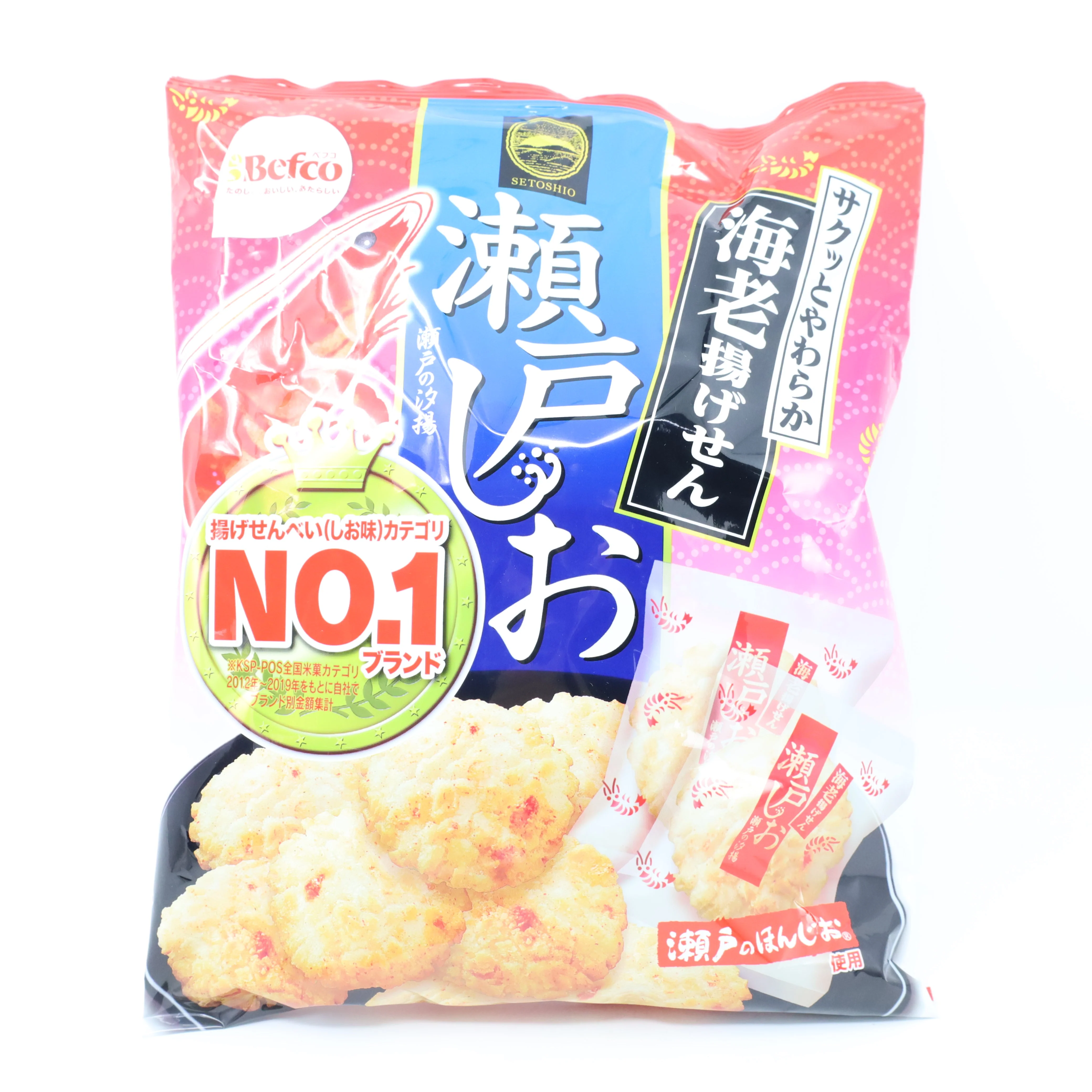 SETOSHIO EBI AGESEN SHRIMP RICE CRACKERS 3.11OZ/88G EXPIRING ON 09/29/2021