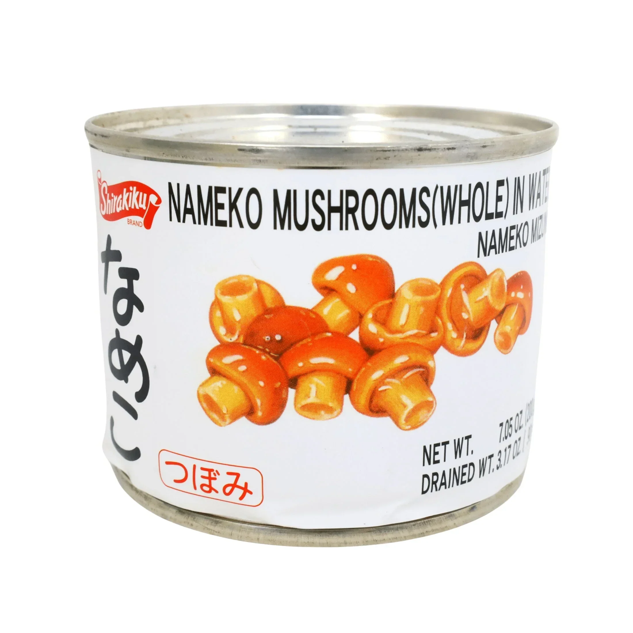 SHIRAKIKU NAMEKO MUSHROOMS(WHOLE) IN WATER 7.05OZ/200G