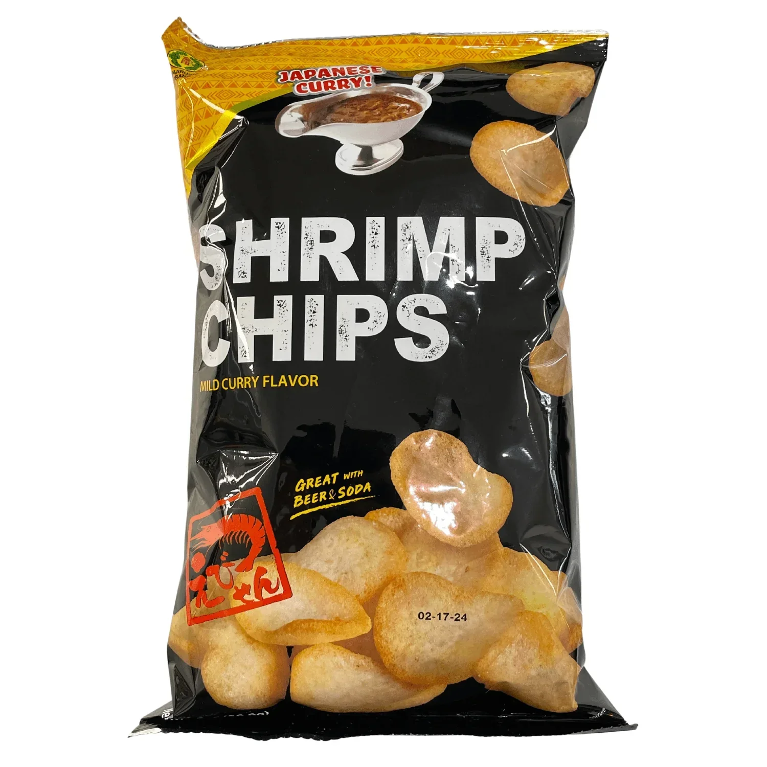 SHRIMP CHIPS CURRY FLAVORED 2OZ/5606G - Image 2