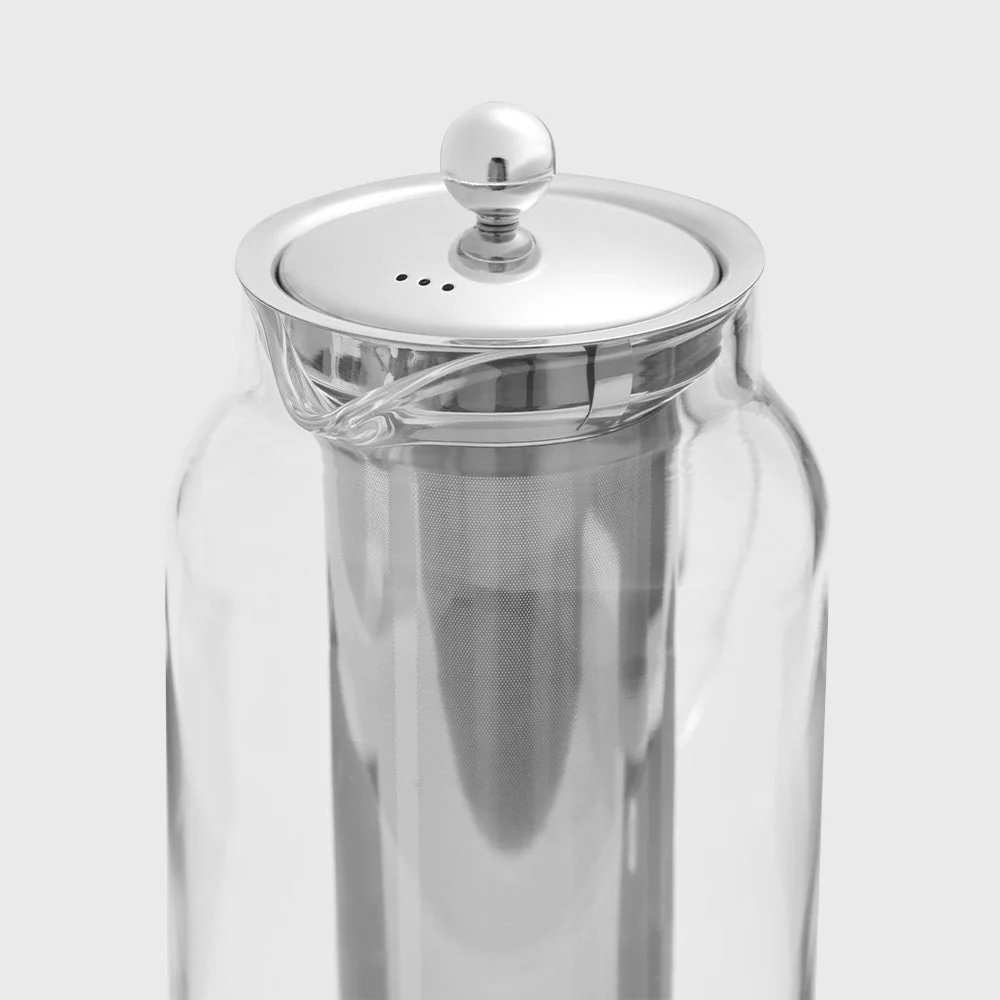 Tea & Water Glass Pitcher with Infuser - Image 3