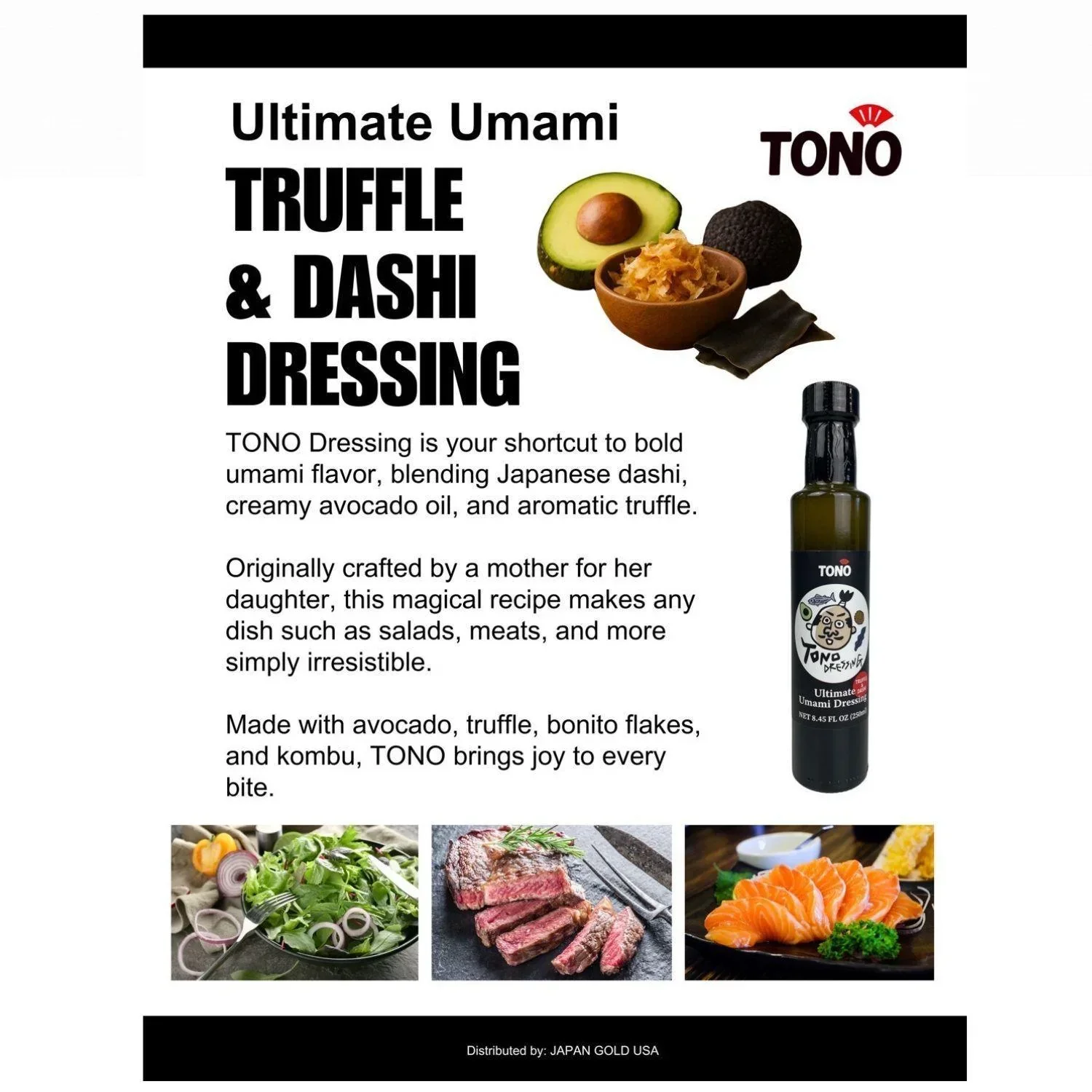 TONO UMAMI DRESSING 8.45OZ/250ML - Image 2