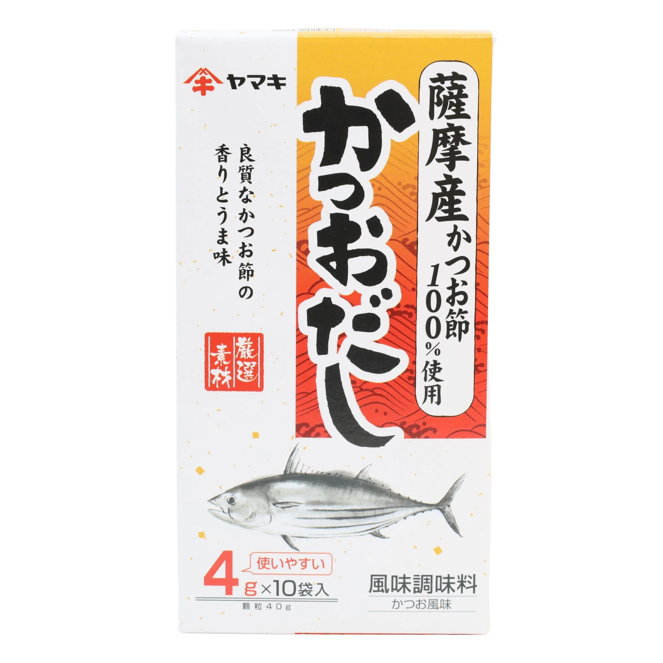 YAMAKI SATSUMA KATSUO DASHI SEASONING POWDER 4G X 10P 1.4OZ/40G