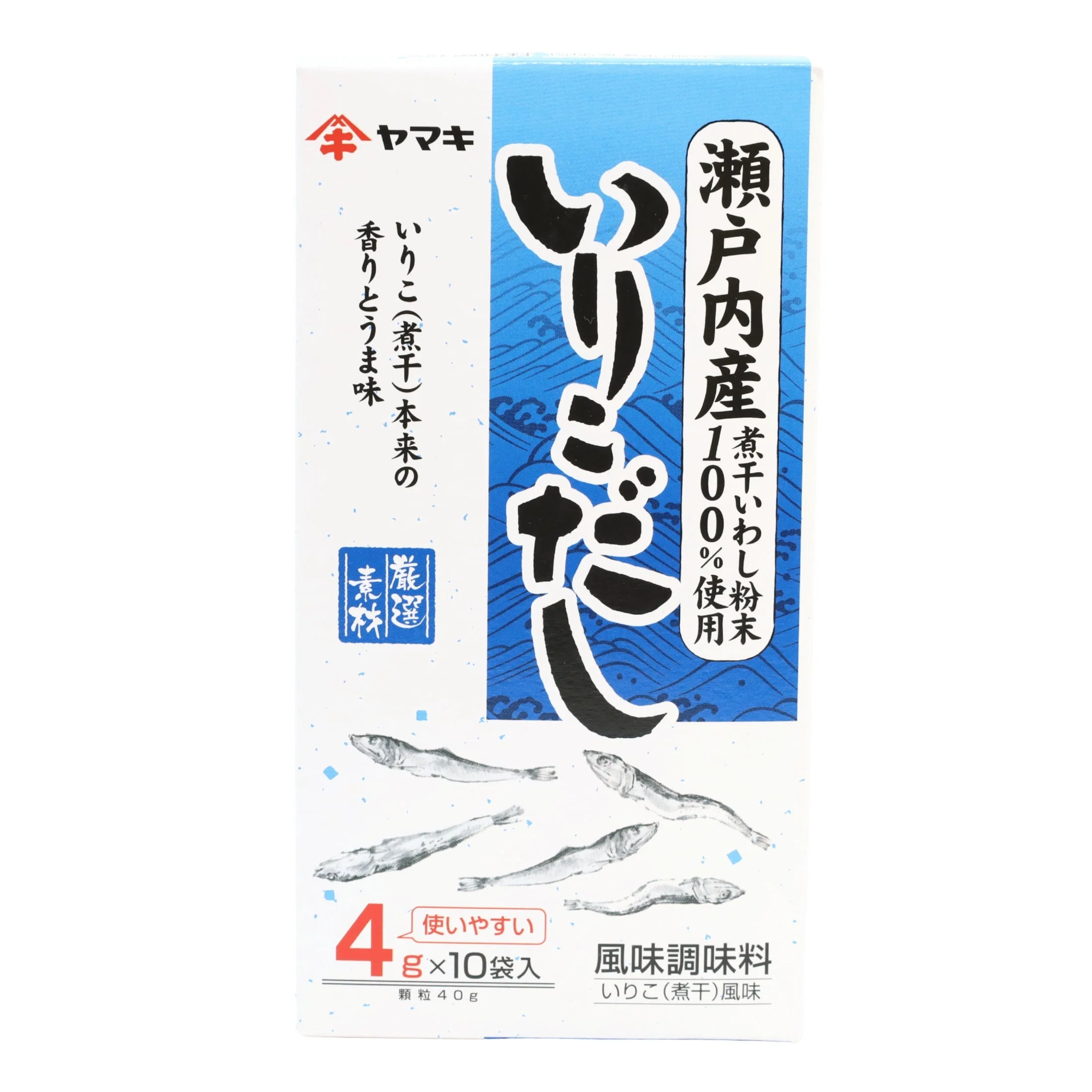 YAMAKI SETOUCHI IRIKO DASHI SEASONING POWDER 4G X 10P 1.4OZ/40G