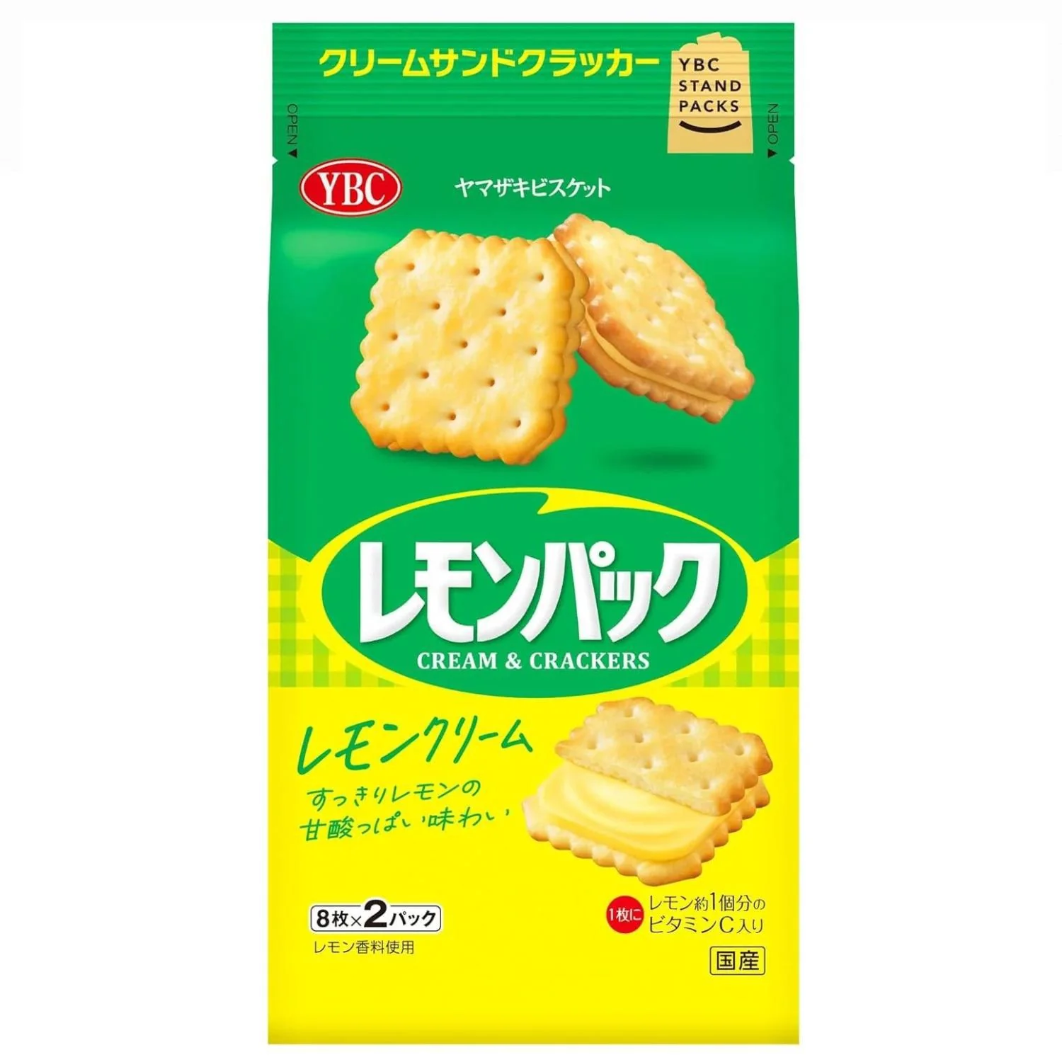 YBC LEMON PACK CRACHER-LEMON CREAM 5.24OZ